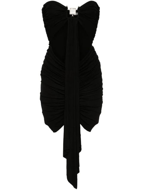 Christopher Esber Bezel quartz disconnect mini dress - Black - zdjęcie produktu nr 1