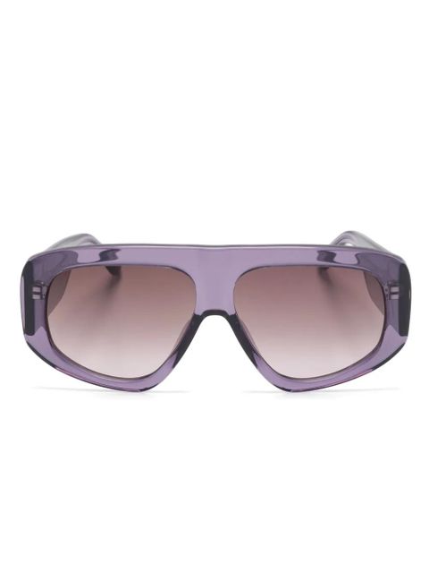 The Attico oversize-frame sunglasses - Purple - zdjęcie produktu nr 1