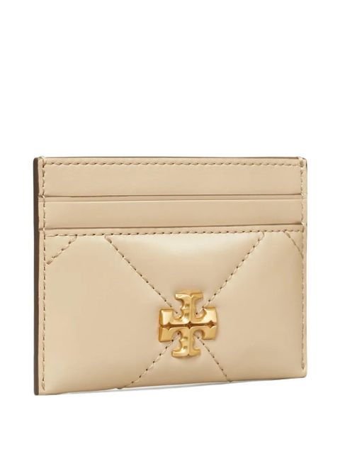 Tory Burch Kira diamond-quilted cardholder - Neutrals