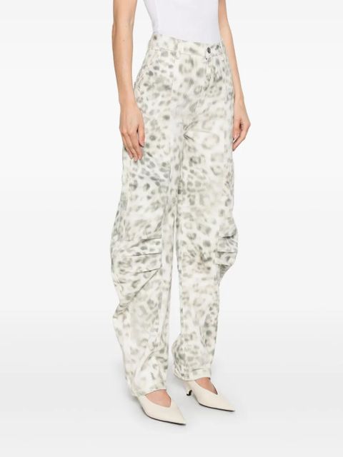 ROTATE BIRGER CHRISTENSEN printed jeans - White