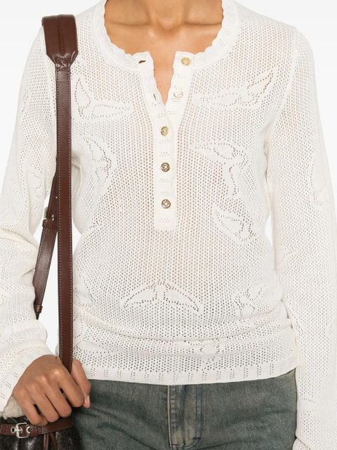 Zadig&Voltaire Salmyr Wings cotton jumper - Neutrals