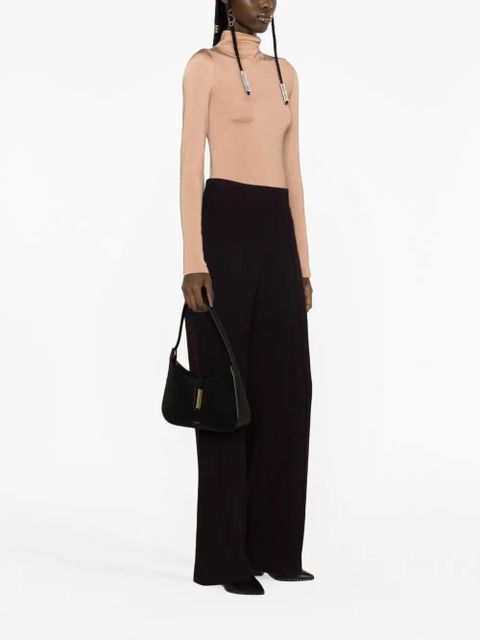 Chloé wide-leg tailored trousers - Brown