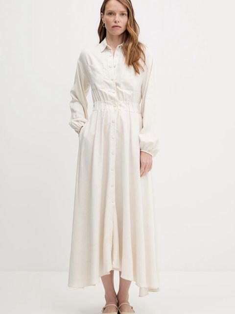 Answear Lab sukienka z lnem - zdjęcie produktu nr 1