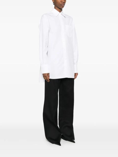 Sportmax Spxnespola ruffled shirt - White