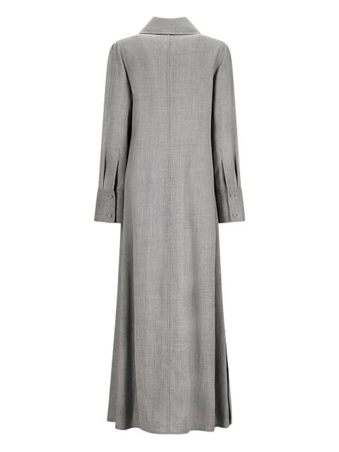 Jil Sander collared long-sleeve dress - Grey - zdjęcie produktu nr 2