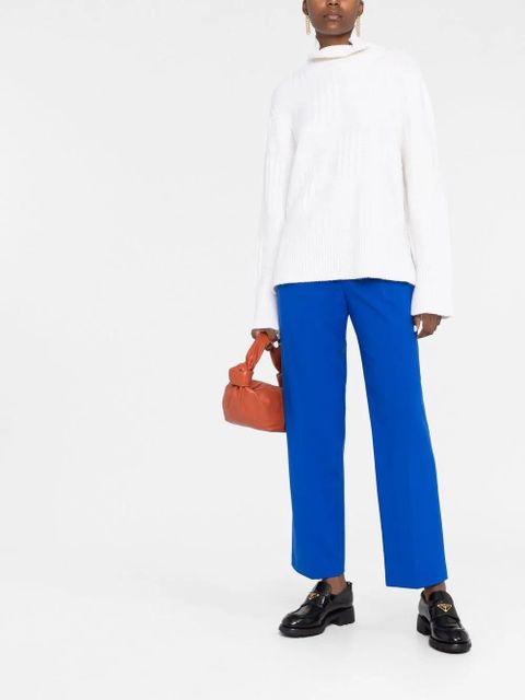 Lanvin funnel-neck knitted jumper - White - zdjęcie produktu nr 2