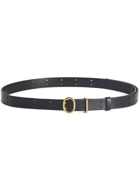 Jil Sander leather belt - Black - zdjęcie produktu nr 1
