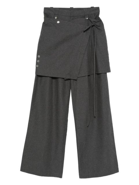 ALOHAS wrap-front trousers - Grey - zdjęcie produktu nr 1