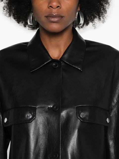 Nanushka Kassie shirt - Black