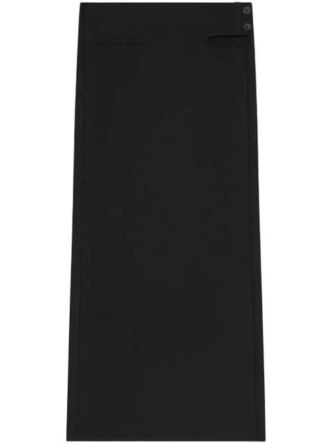 Courrèges cut-out detail maxi skirt - Black - zdjęcie produktu nr 1
