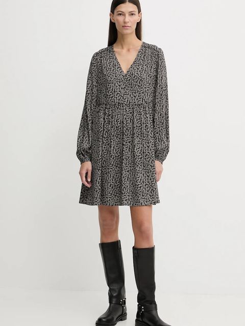 Marc O'Polo sukienka kolor szary mini rozkloszowana 510120821329 - zdjęcie produktu nr 2