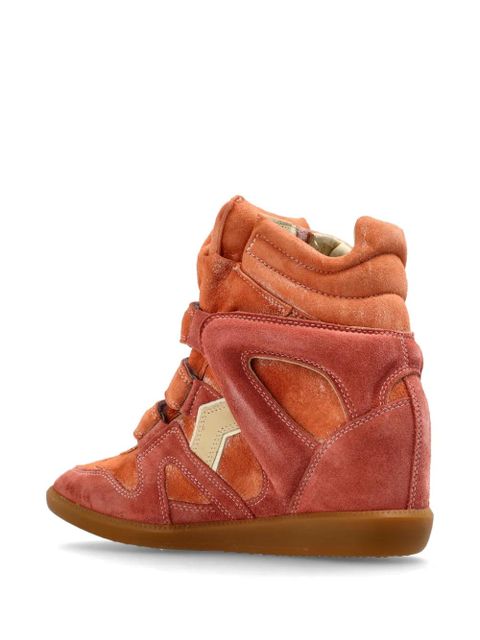 ISABEL MARANT Balskee wedge sneakers - Orange