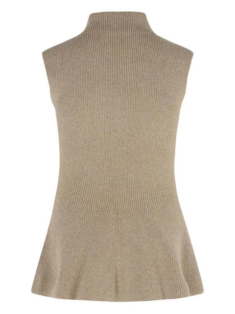 Róhe ribbed-knit tank top - Neutrals - zdjęcie produktu nr 2