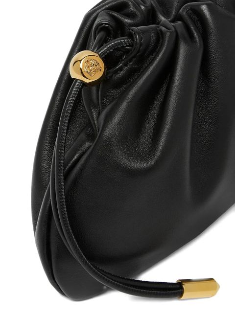 Versace small Tag drawstring clutch bag - Black - zdjęcie produktu nr 2