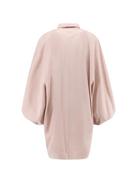 Chloé high-neck poplin cape coat - Pink - zdjęcie produktu nr 2