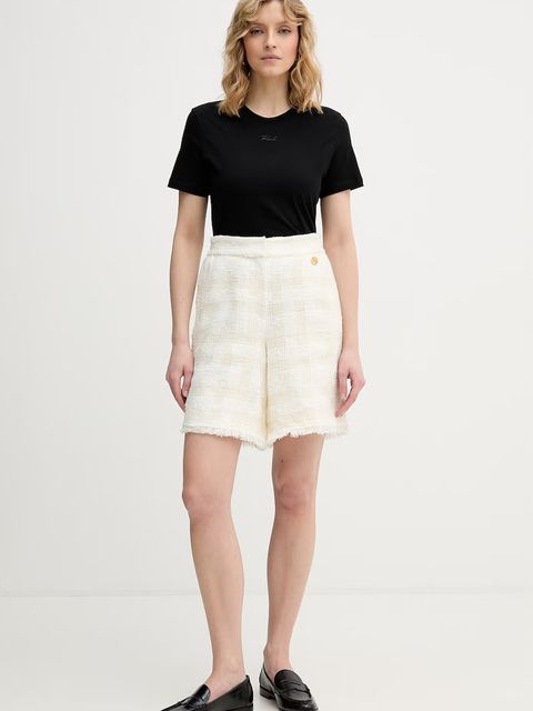 Karl Lagerfeld t-shirt basic damski bawełniany - zdjęcie produktu nr 1