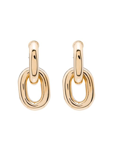 Rabanne chain link earrings - Gold - zdjęcie produktu nr 1