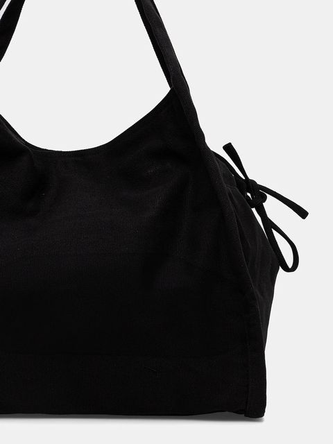 Karl Lagerfeld Jeans torebka bawełniana kolor czarny B1W50082