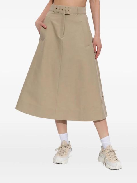 Moncler cotton mini skirt - Neutrals