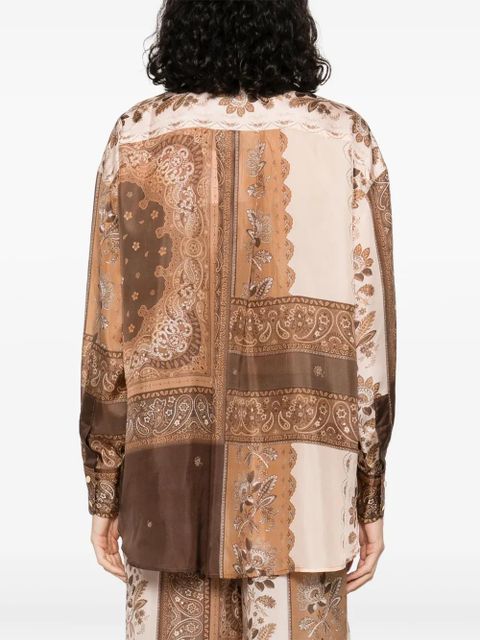 ZIMMERMANN Lucky shirt - Brown