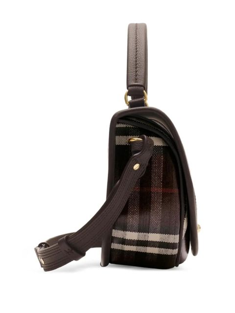 Burberry Highlands leather cross body bag - Brown - zdjęcie produktu nr 2