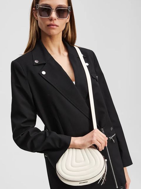 Karl Lagerfeld torebka K/WELLEN kolor biały A3W30259