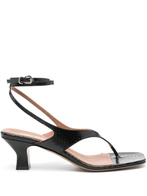 Paris Texas Portofino 55mm leather sandals - Black - zdjęcie produktu nr 1