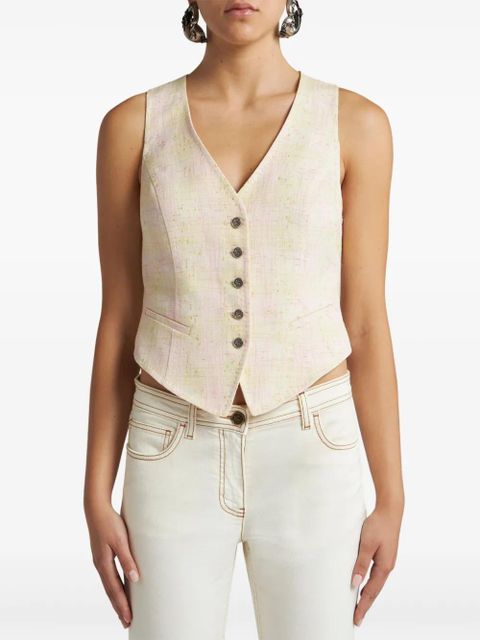 ETRO slub waistcoat - Neutrals - zdjęcie produktu nr 2