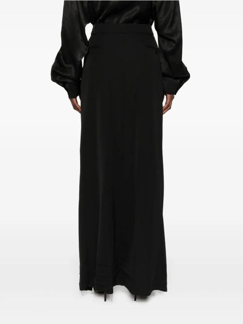 Balenciaga wool midi skirt - Black - zdjęcie produktu nr 2