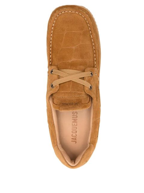 Jacquemus Les Batto boat shoes - Brown
