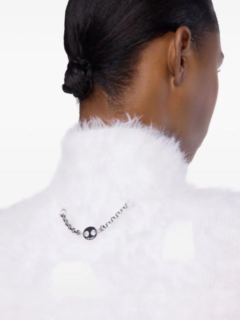 Rabanne key-detail long-sleeves top - White - zdjęcie produktu nr 2