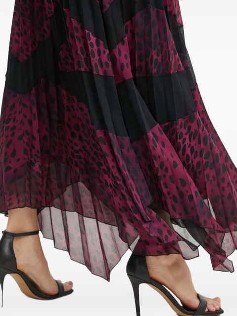 PINKO pleated maxi skirt - Purple