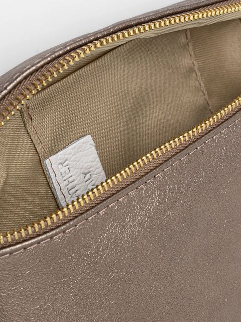 Answear Lab nerka skórzana kolor pomarańczowy