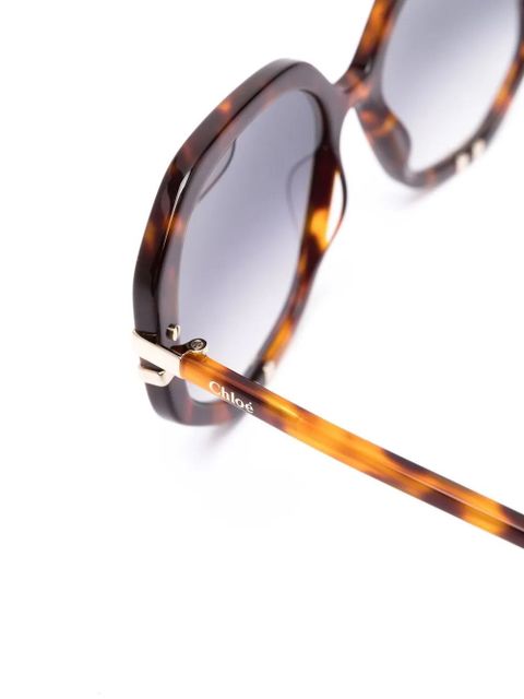 Chloé Eyewear round-frame sunglasses - Brown