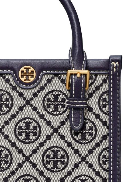 Tory Burch T Monogram mini tote bag - Grey