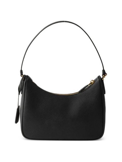 Prada Re-Edition leather shoulder bag - Black - zdjęcie produktu nr 2