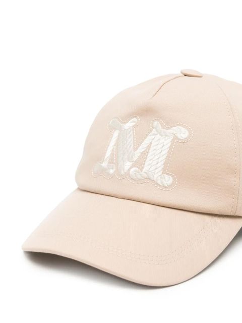 Max Mara logo-embroidered baseball cap - Neutrals