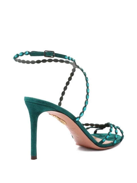 Aquazzura 85mm Love Struck sandals - Green - zdjęcie produktu nr 2