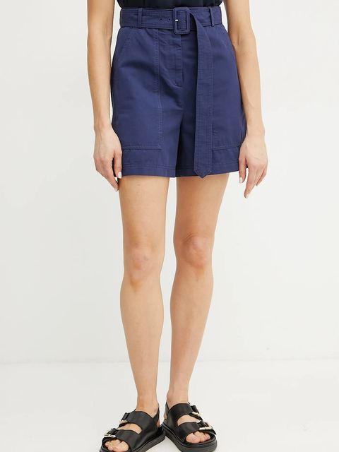 Weekend Max Mara szorty z domieszką lnu - zdjęcie produktu nr 1