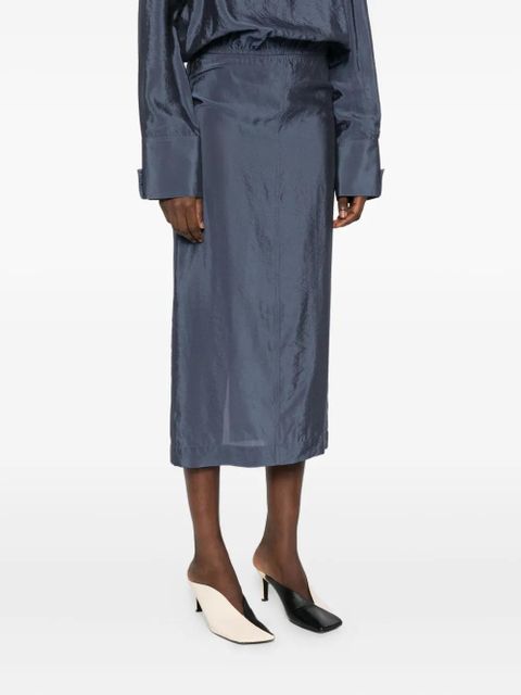 Nanushka low-rise pencil skirt - Blue