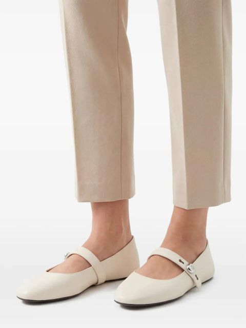 Tory Burch Romy Mary Jane buckle strap ballet flats - Neutrals