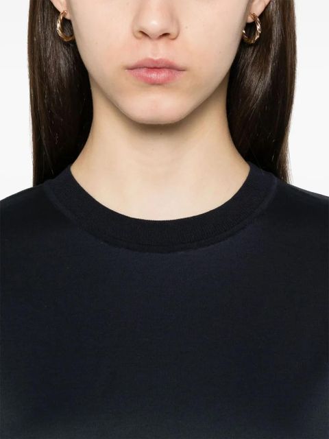 Max Mara short-sleeve silk top - Black