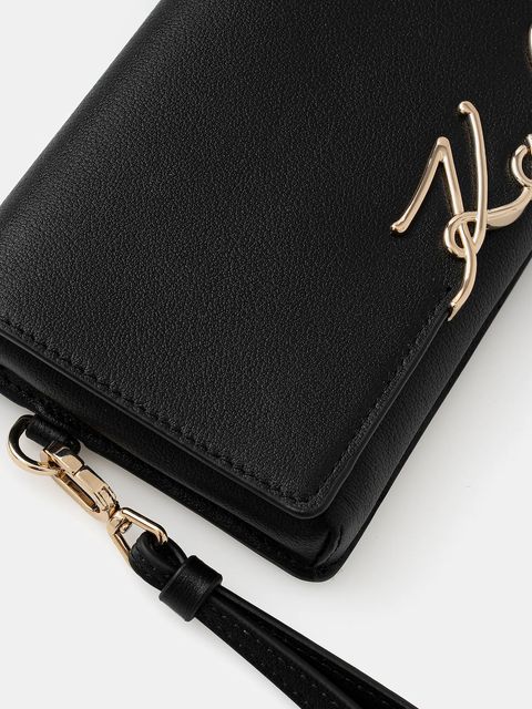 Karl Lagerfeld portfel skórzany K/SIGNATURE