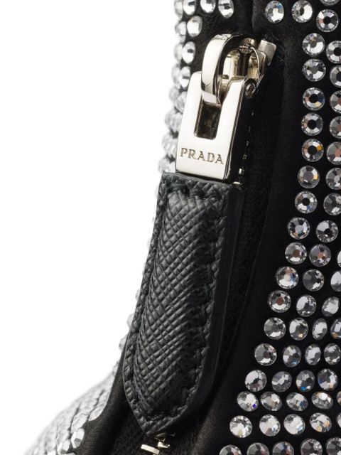 Prada mini Re-Edition shoulder bag - Grey