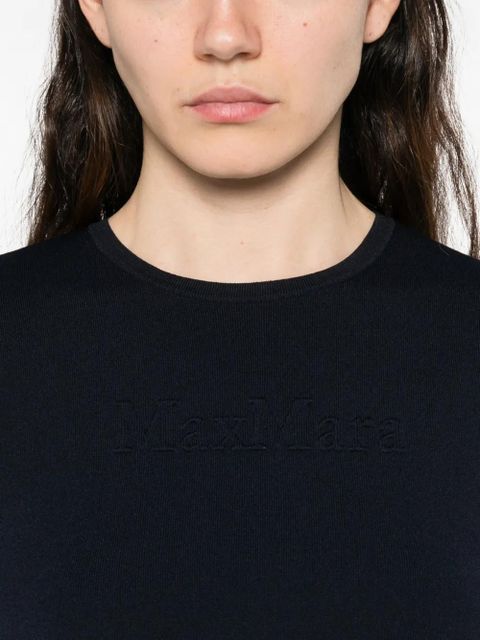 Max Mara embossed top - Blue