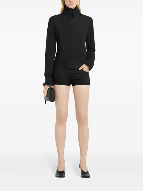 Courrèges scarf-detail blouse - Black - zdjęcie produktu nr 2