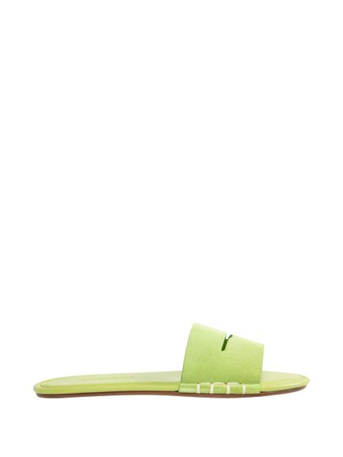 JW Anderson suede mules - Green - zdjęcie produktu nr 1