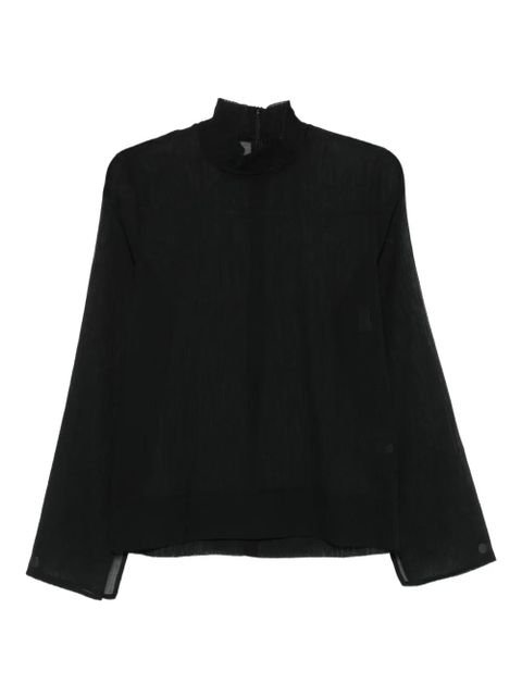 TOTEME high-neck embellished top - Black - zdjęcie produktu nr 1