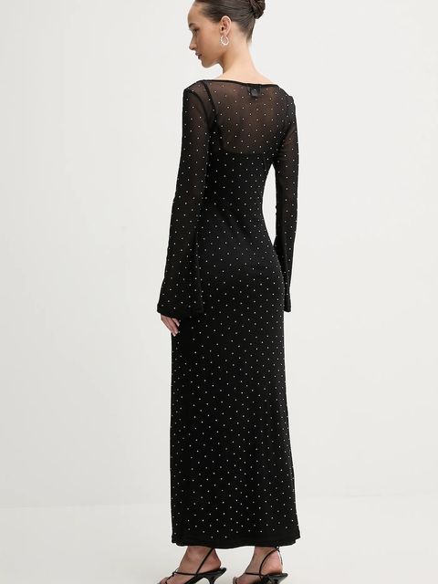 Never Fully Dressed sukienka kolor czarny maxi prosta NFDDR3122 - zdjęcie produktu nr 2