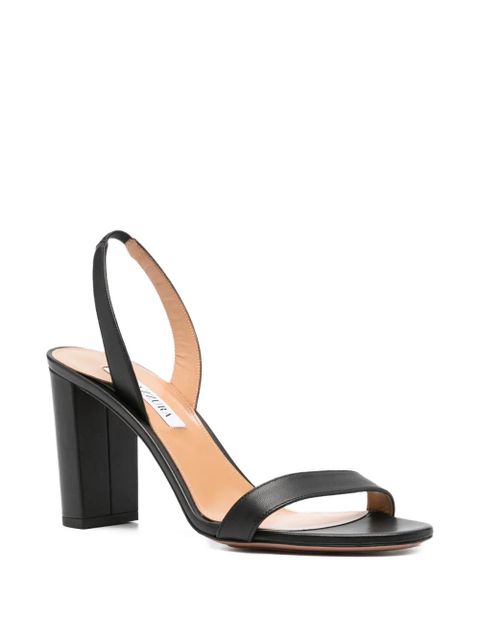 Aquazzura So Nude block sandals - Black - zdjęcie produktu nr 2